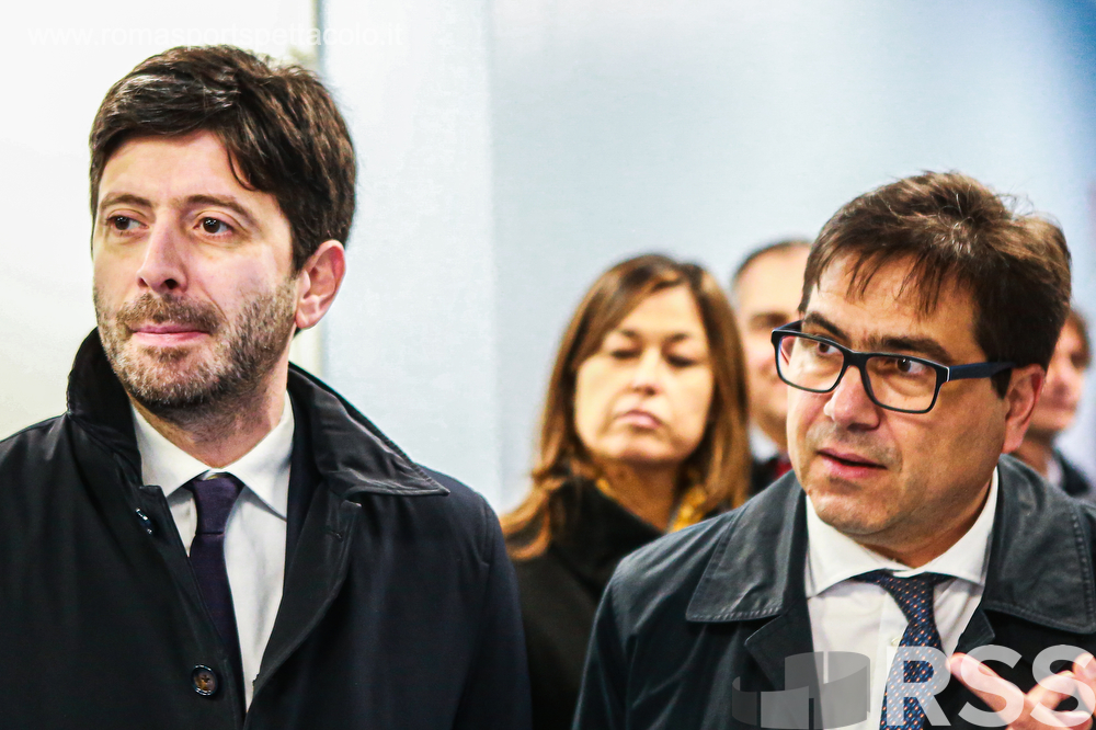 Roberto Speranza e Alessio D'Amato