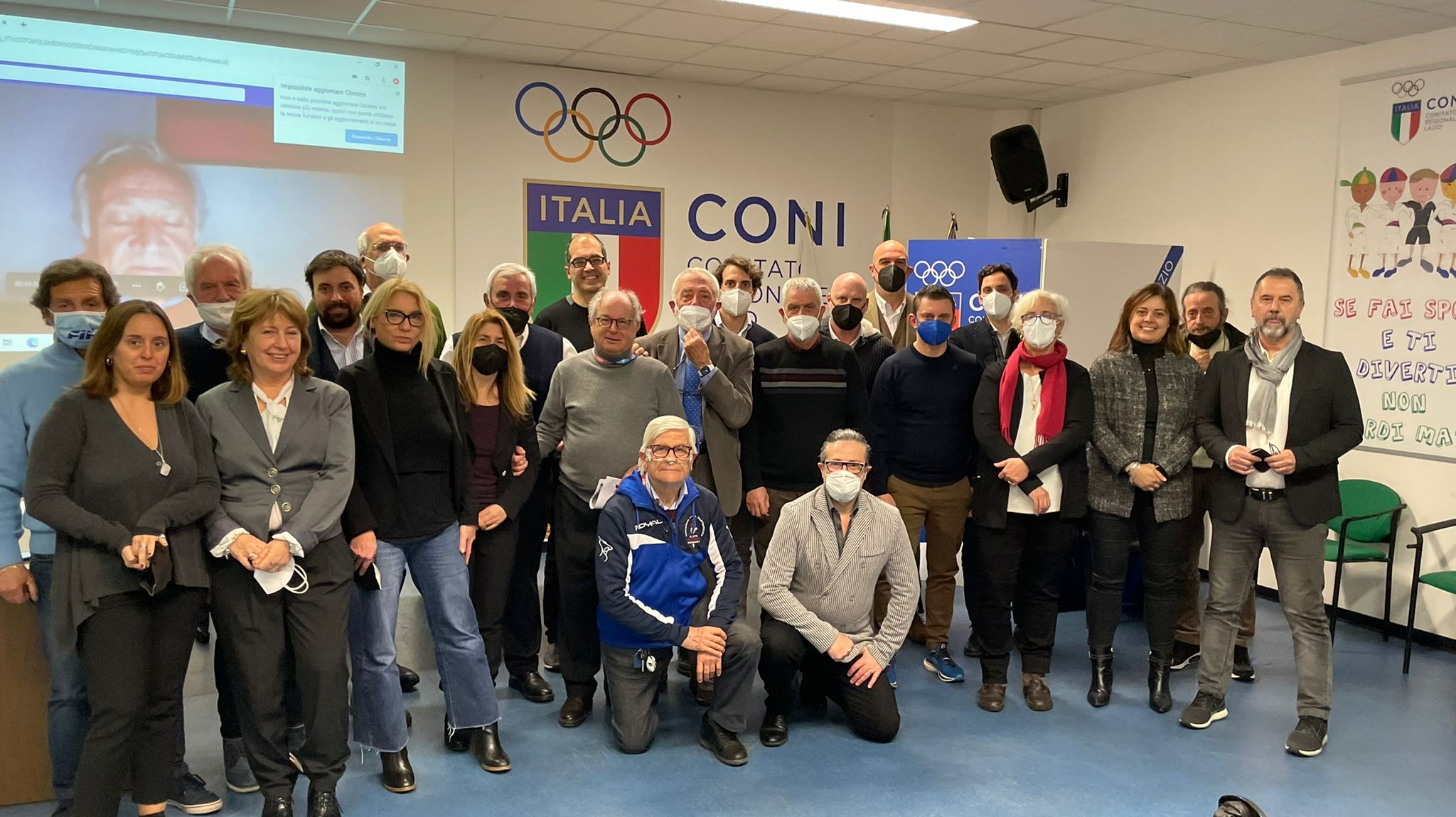 I nuovi fiduciari CONI Lazio