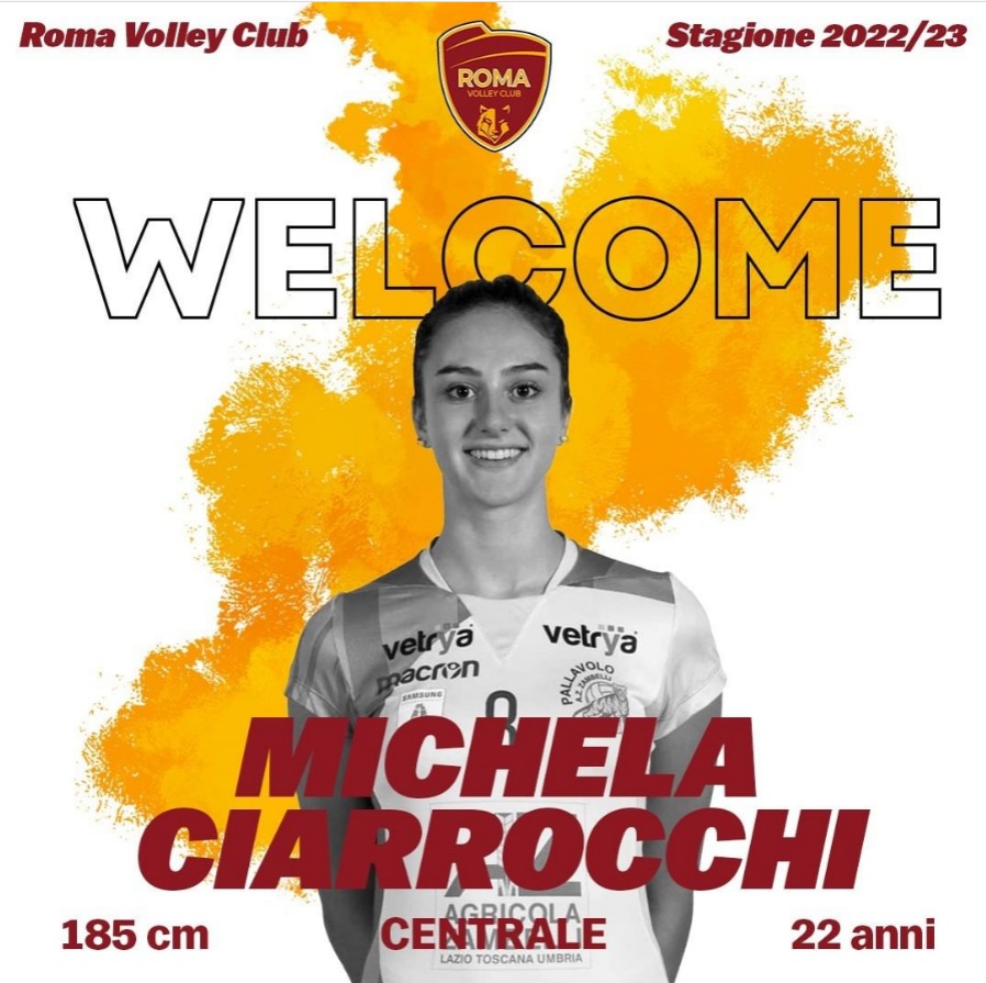 Michela Ciarrocchi vestirà la maglia giallorossa