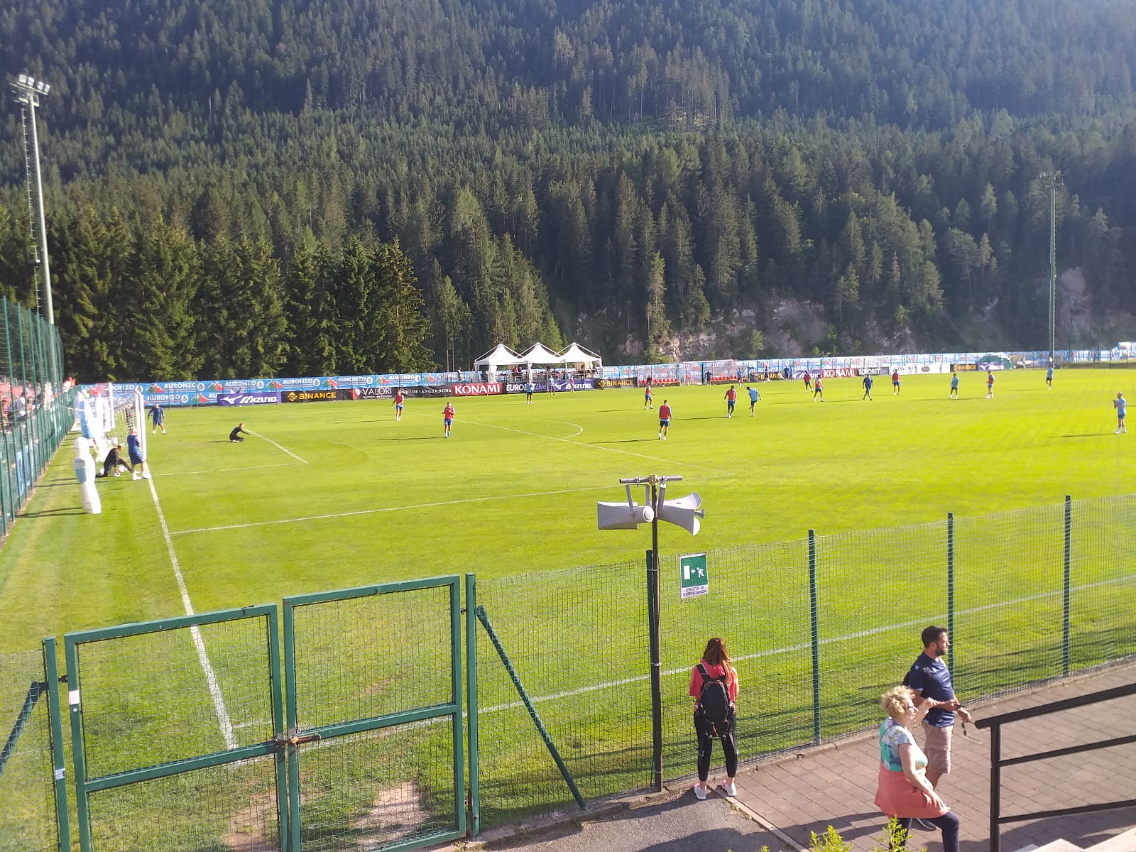 Allenamenti Lazio Auronzo di cadore