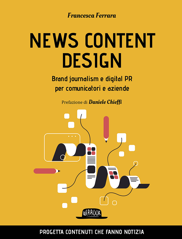 La copertina del libro News content design
