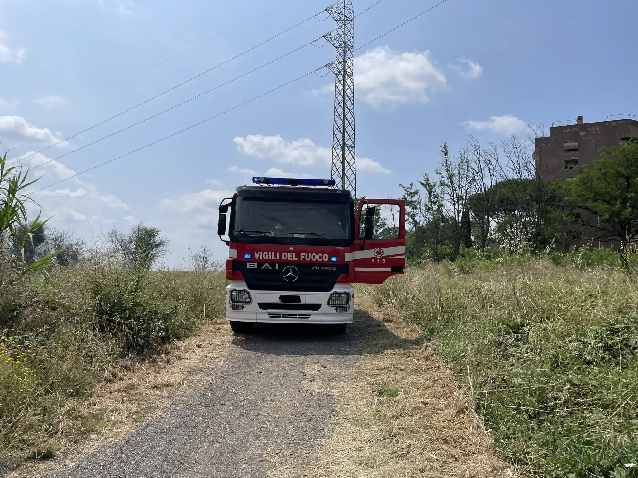 vigili del fuoco serpentara