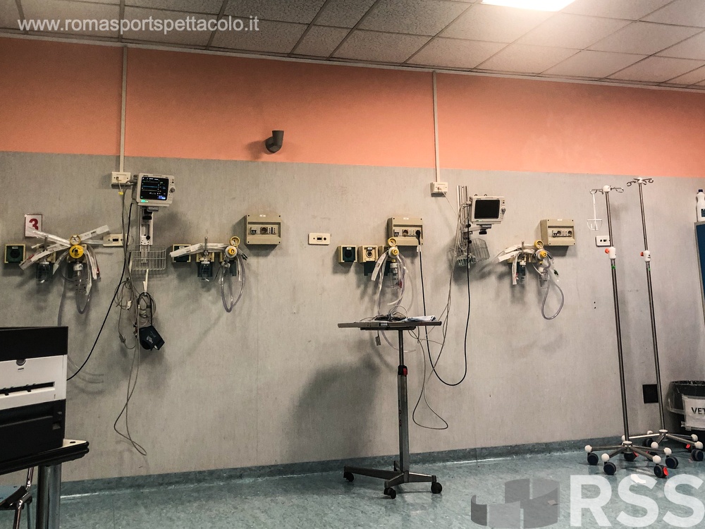 Sala rossa Pronto soccorso in attesa di utilizzo intensivo