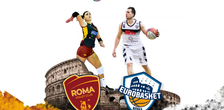 Gemellaggio Atlante Eurobasket e Roma Volley Club Femminile