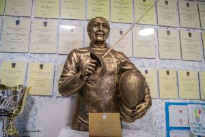 Il busto in bronzo dedicato al mecenate Emanuele