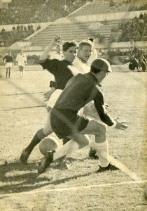 “Picchio” De Sisti, Schnellinger e il portiere Klemm