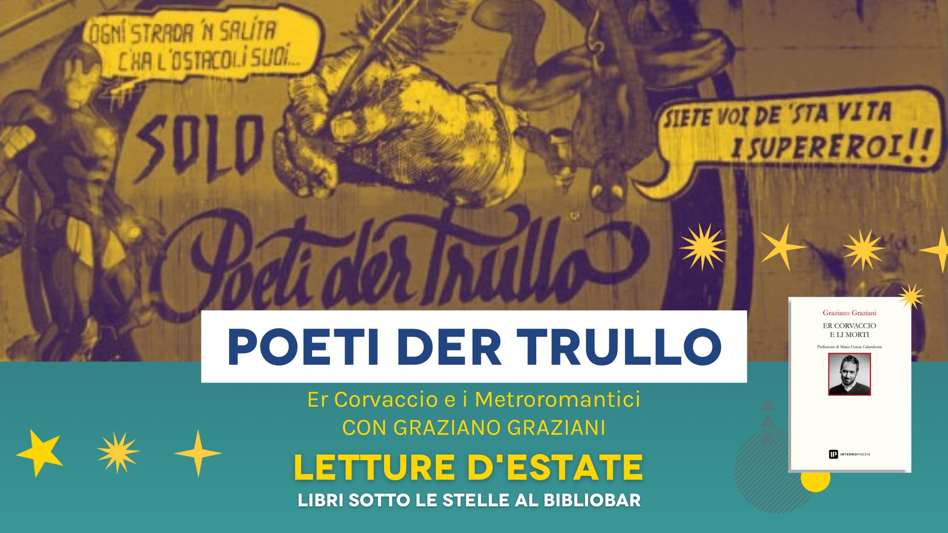 Locandina evento Poeti der Trullo - Graziano Graziani