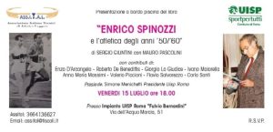 La presentazione del libro “Enrico Spinozzi e l’atletica degli anni ’50/’60”