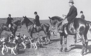 D’Annunzio a un meet di fox hunting nel 1897
