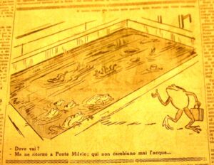una vignetta del giornale Il Tifone.