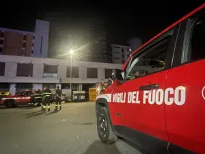 Squadre di soccorritori presenti fino a tarda sera