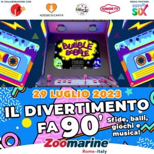 “Nostalgia90”, il live show più atteso d’Italia arriva a Zoomarine con una giornata ricca di sfide videogame, balli, personaggi e dj set